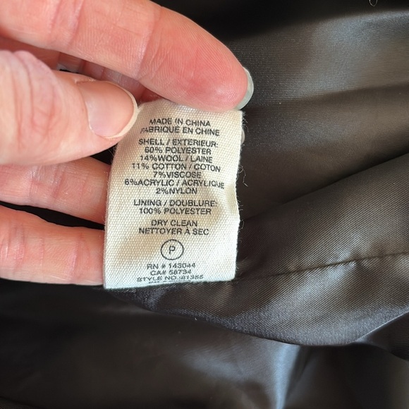 Avec Les Filles Plaid Brown Shawl Collar Coat Size 1X Plus Size Soft Jacket - Picture 5 of 6